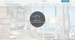 Desktop Screenshot of hotel-metropole.com