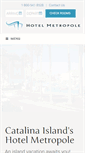 Mobile Screenshot of hotel-metropole.com